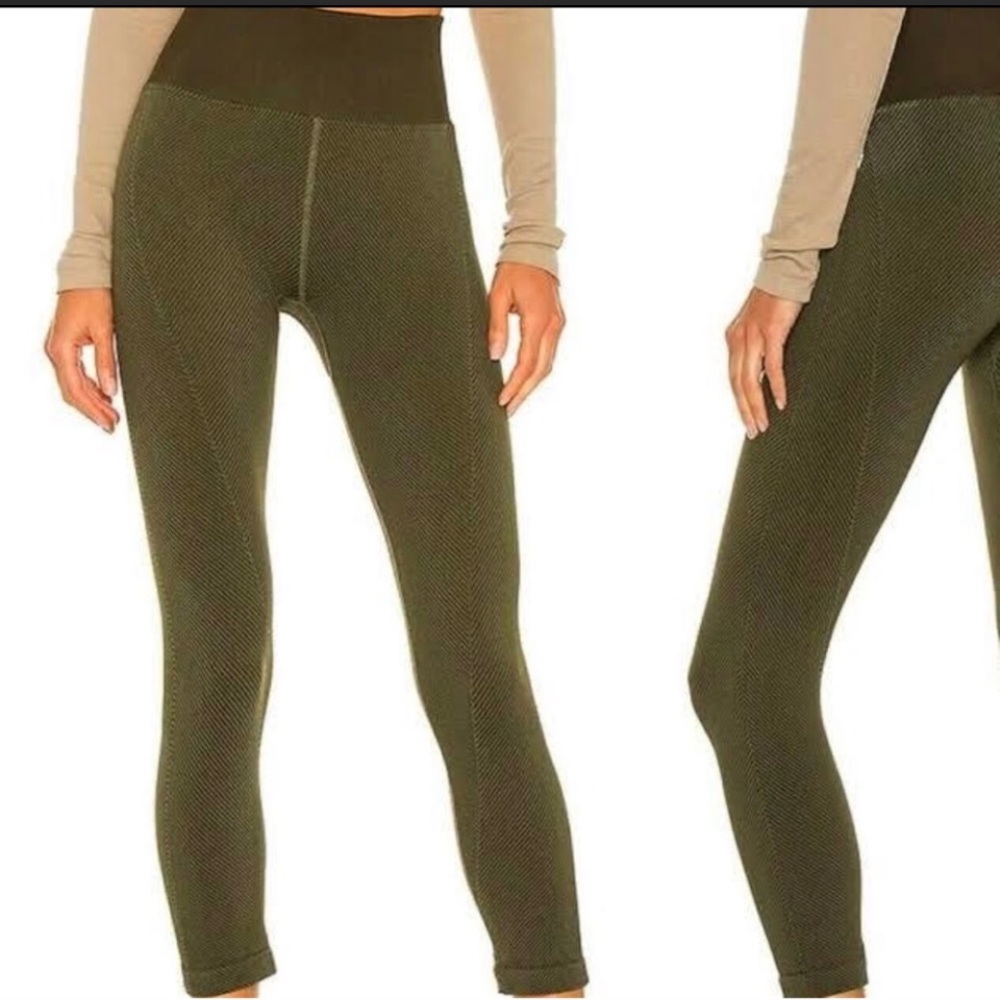 Free People Movement Rewind Leggings in Army Green